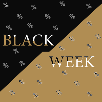 Feiere die Black Week mit uns: 20% Rabatt auf unser gesamtes Sortiment!