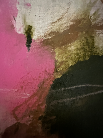 Handgemaltes Acrylbild auf Leinwand > Rosé Impressionen Trio