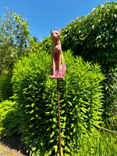 Gartenstecker > Poly Cat < Pink