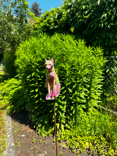 Gartenstecker > Poly Cat < Pink