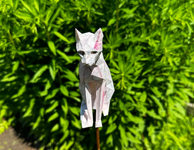 Gartenstecker > Poly Cat < Rosa