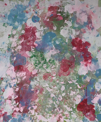 Handgemaltes Acrylbild auf Leinwand > Flower Meadow