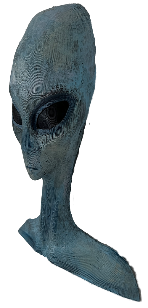 Wanddeko > Alien < Blau